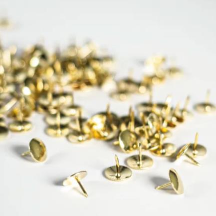 [CO-SH006GD] Chinches Celica Caja C/100 Color Dorado