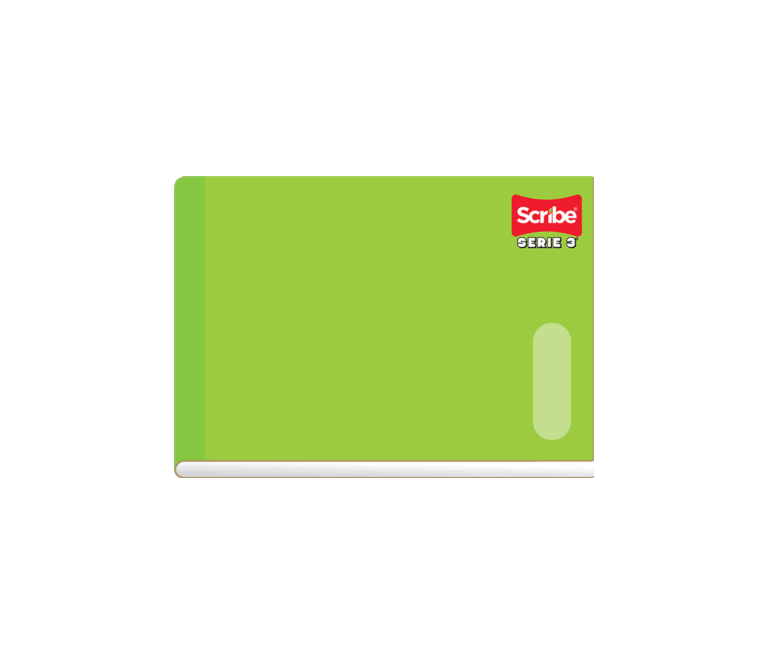 [3901] Cuaderno Scribe Cosido Italiano Blanco Serie III 100 Hojas