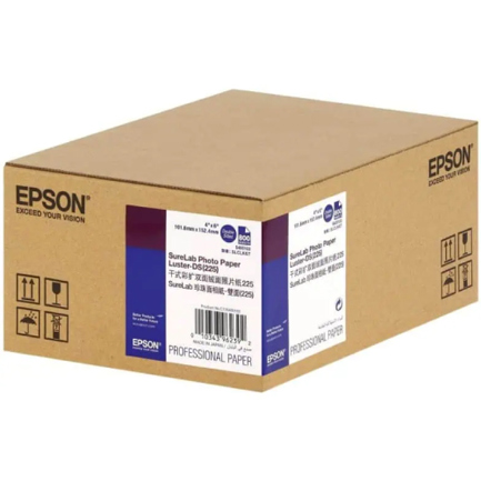[S400103] Papel Copiadora Epson SureLAb Paper Luster 225 DS 4X6 800 Hojas