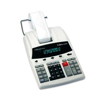 [CA-304TS] Calculadora Sumadora Celica 12 Dígitos 2 Tintas 4.3 Líneas P/Seg