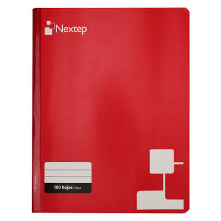 [NE-008R] Cuaderno Nextep Profesional Raya 100 Hojas Cosido