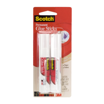 [70071177862] Lapiz Adhesivo 3M 6008-2 Scotch Twin Pack .28 Oz C/6 Blister de 2 Pzas