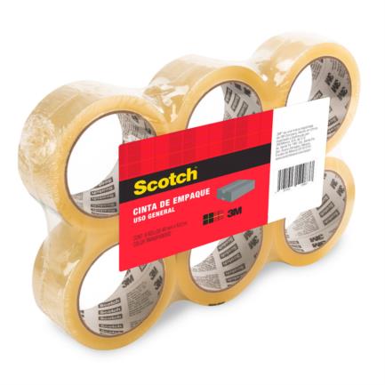 [MC500000914] Cinta 3M Empaque Transparente 301T 48X100 C/6
