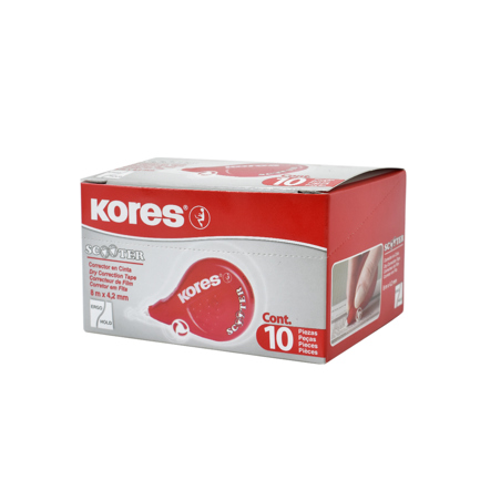 [84824] Corrector Kores Scooter Tipo Cinta 8m x 4.2mm C/10
