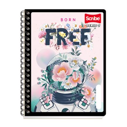 [320] Cuaderno Scribe Espiral Doble Profesional Serie III-D Raya 100 Hojas
