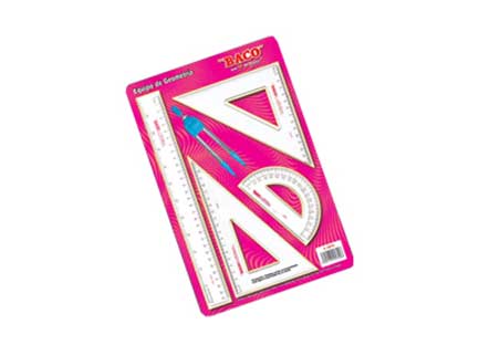 [E-5070] EQUIPO GEOMETRÍA BACO ND-5070 GRANDE C-106