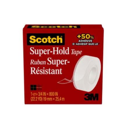 [SUPER HOLD 2] Cinta Scotch 3M Super Adhesiva 19mmx25.4m Caja