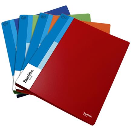 [QCP338.] Folder Barrilito Plástico Carta Broche Metálico Presión C/6 Pzas