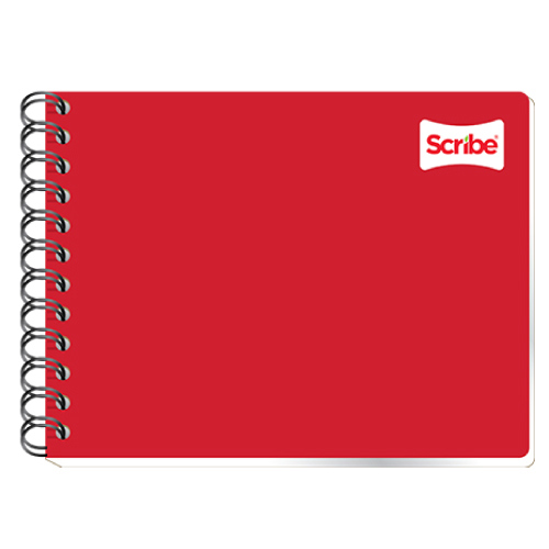 [1504] CUADERNO SCRIBE ITALIANO CLASICO DOBLE RAYA 100 HJS doble espiral