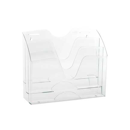 [3233CR] Organifolder Sablon de pared cristal 3 espacios