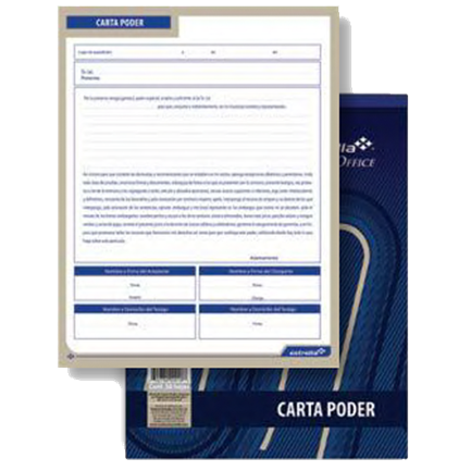 [18] Block Estrella carta poder 50 HJS