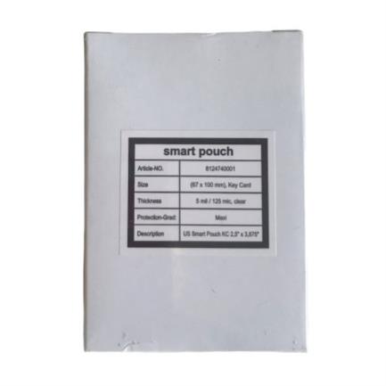 [8124740001] Mica térmica FURNIER tamaño Tarjeta 64 X 100 mm 5M. Caja c/100 piezas