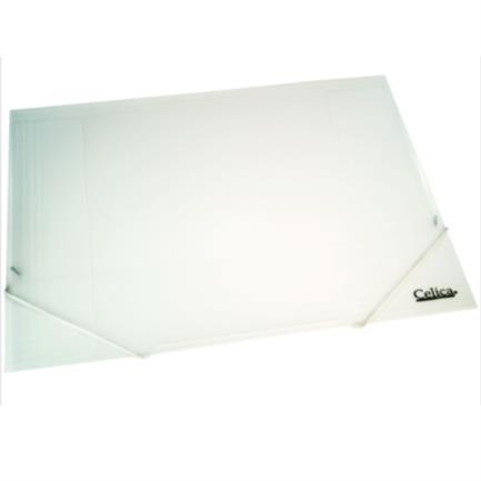 [CO-4161 F/C WE] Sobre Celica con Liga Tamaño Oficio Color Blanco