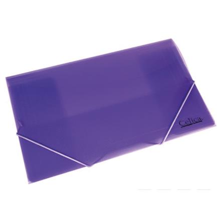 [CO-4161 F/C PPE] Sobre Celica con Liga Tamaño Oficio Color Morado
