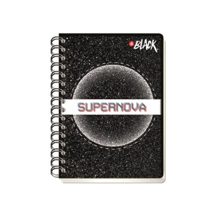 [9260] Cuaderno Frances Scribe Inblack Raya Espiral Doble 200 Hojas