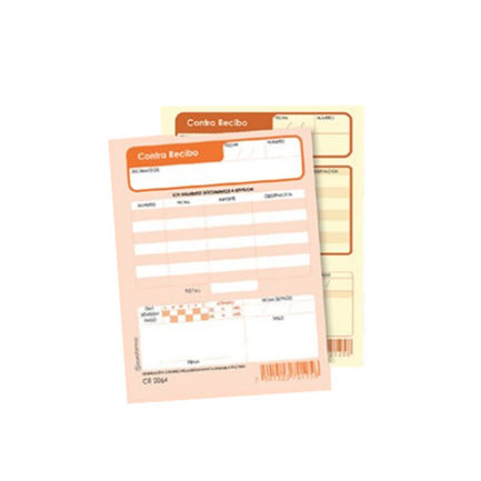 [ER0102] Contra Recibo Euroforma 1/4 Orig / Copia C/25 Juegos C/3 B