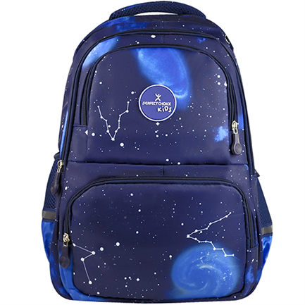 [PC-084426] Mochila Perfect Choice Escolar Para Niños Color Azul Astro