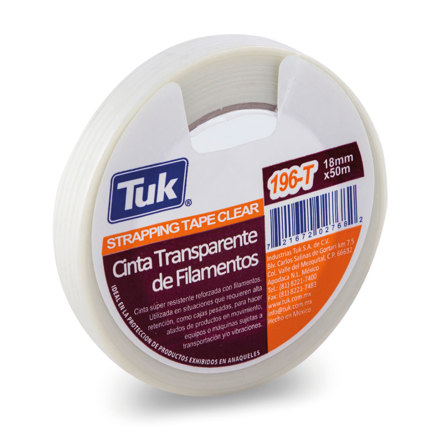 [109601] Cinta Tuk de Filamento 196T 18mm x 50m 1 pieza