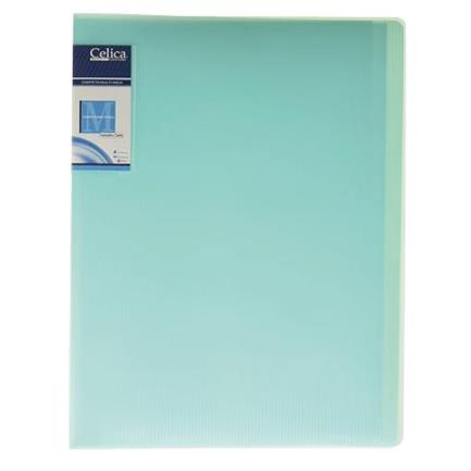 [CO-20B-BE] Carpeta Multimicas Celica C/20 hojas Semi Translúcida Tamaño Carta Color Azul