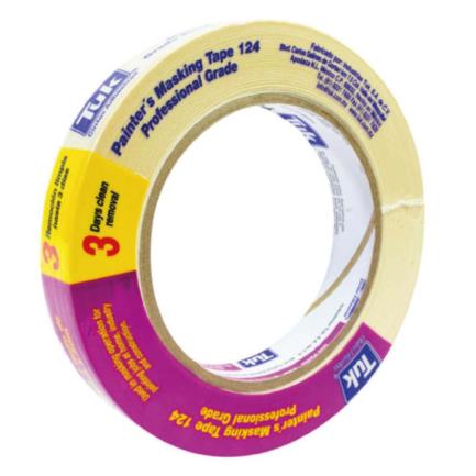 [124 18X50] CINTA TUK MASKING TAPE 124 18X50 PZA