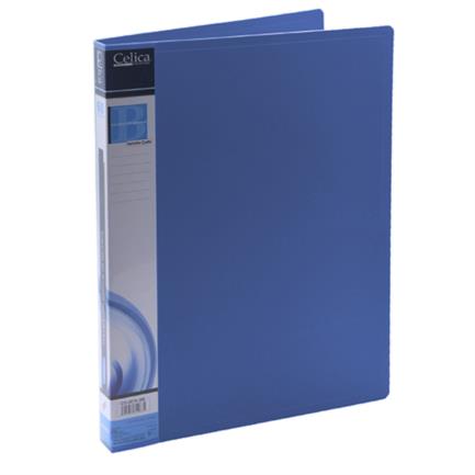 [CO-201A-SBE] Folder plastico Celica c/broche de palanca carta azul