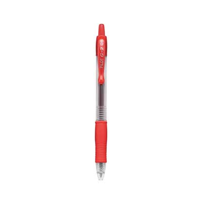 [31004] BOLIGRAFO PILOT GEL G2-5 ROJO C/12