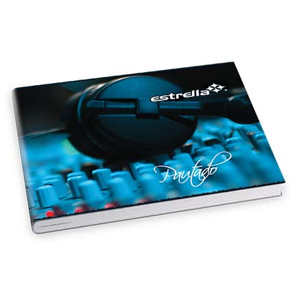 [53] CUADERNO ESTRELLA PAUTADO ENGRAPADO ITALIANA 20 HJS