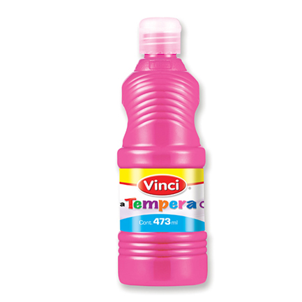 [48417] Pintura tempera vinci 473 ml rosa mexicano