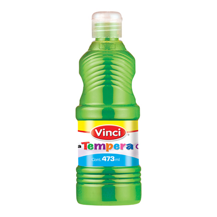 [53096] Pintura tempera vinci 473 ml verde fluorescente