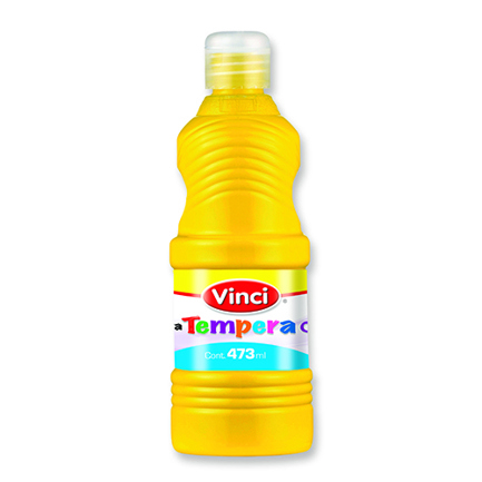 [22641] Pintura tempera vinci 473 ml amarillo limón
