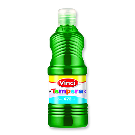 [22642] Pintura tempera vinci 473 ml verde esmeralda