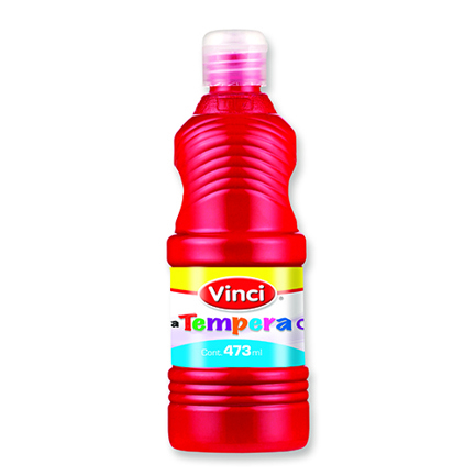 [22639] Pintura tempera vinci 473 ml rojo