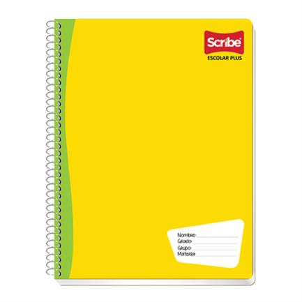 [2530] Cuaderno Profesional Scribe Escolar Raya Espiral Doble 200 Hojas