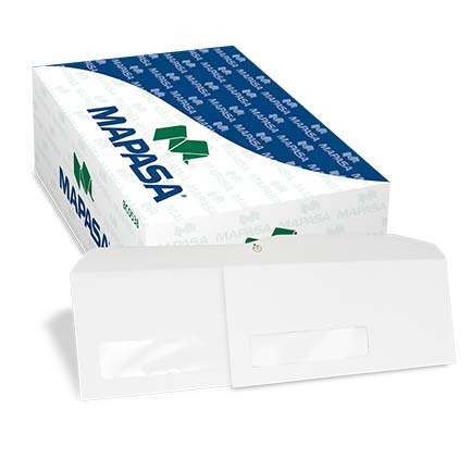 [HA0048] SOBRE MAPASA PLUS ULTRA OFICIO C/VENTANA C/500