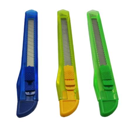 [NE-179] Cutter Plastico Ergonomico Nextep Chico Navaja 9mm Caja Con 12