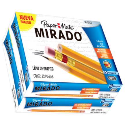 [10100214011] Lapiz Berol Mirado 2 1/2 C/144