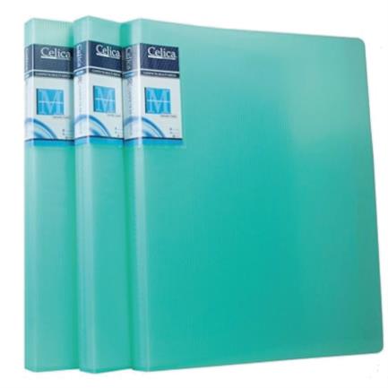 [CO-30B-BE] Carpeta Multimicas Celica C/30 Hojas Semi Translúcida Tamaño Carta Color Azul