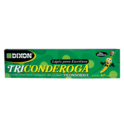 [37847] Lapiz DIXON triconderoga  2 triangular madera caja c/12 lapices