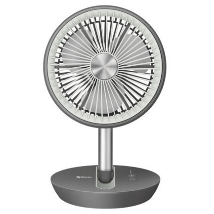 [FAN-260GR] Ventilador Steren plegable recargable color gris