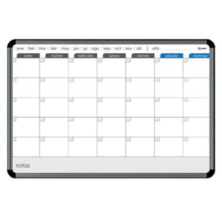 [2110] Pintarrón planeador mensual master board 60X90
