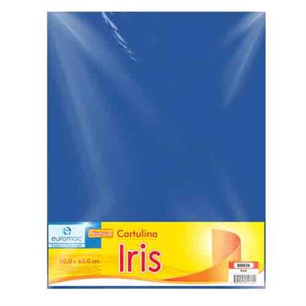 [EI0036] CARTULINA EUROMAC IRIS AZUL 50X65CM C/10