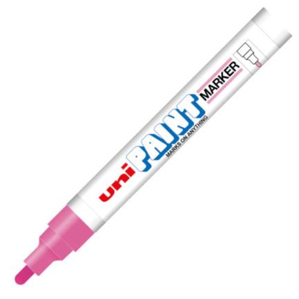 Marcador Azor PX-20 Uniball Paint Color Rosa c/12 PZAS
