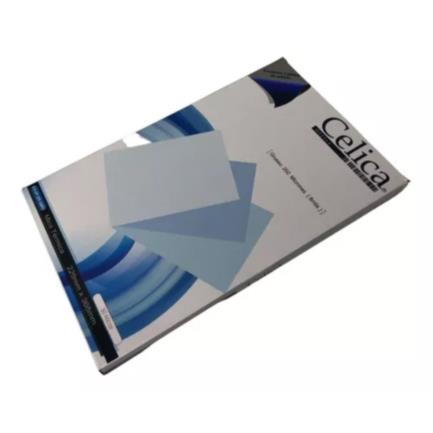 [CO-LPF10-229-368FC] Mica Térmica Celica Tamaño Oficio-Legal 229x368mm 10 Milesimas o 250 Micrones Pqte C/50 Pzas