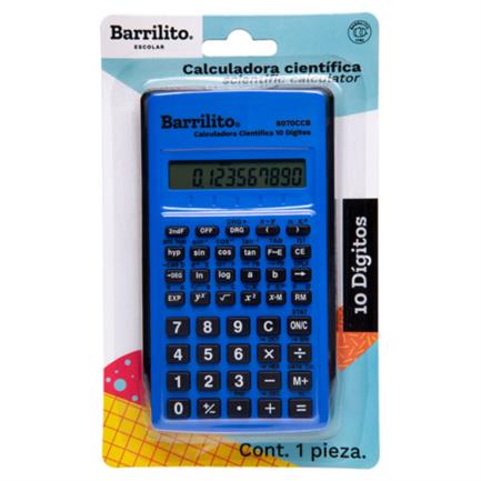 [8070CCB] Calculadora Científica Barrilito 10 Digitos 1 Pza