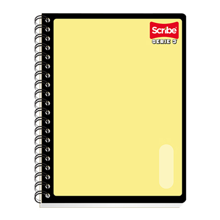 [2672] Cuaderno Scribe Profesional Serie III 200 Hojas C5 pasta semirigda