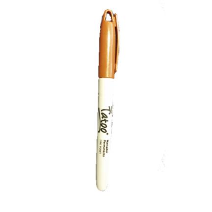 [MR160] Marcador perm tatoo p/fino cafe caja C/6