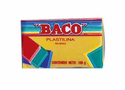 [PL002] PLASTILINA BACO MARQUETA B-180 COLOR PIEL