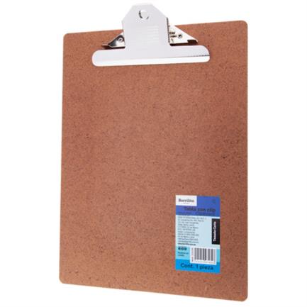 [22533N] Tabla con Clip Barrilito Madera Tamaño Carta