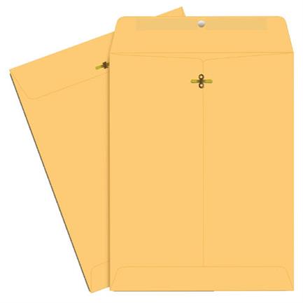 [IA0236] SOBRE BOLSA MANILA OFFIZ MINISTRO C/BROCHE 12"X15.5" C/100