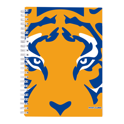[5137] Cuaderno profesional Dietrix First Class Pasta dura doble arillo 80 hojas raya Club Tigres de la UANL modelo Felino